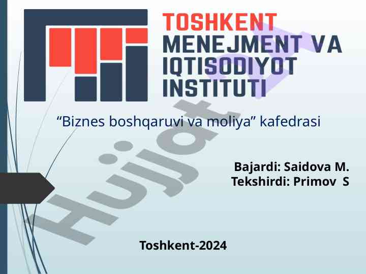 Milliy iqtisodiyot va makroiqtisodiy ko'rsatkichlar
