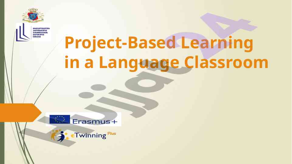 Project-based learning in a language classroom