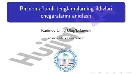 Ildizlarni ajratish va ularning aniqlik darajasi