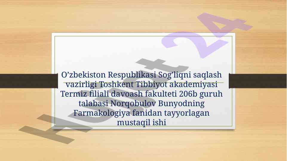 Farmakopeya va dori moddalari dozalarining turlari