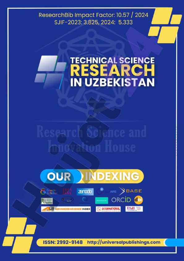 Technical science research in uzbekistan journal 2024