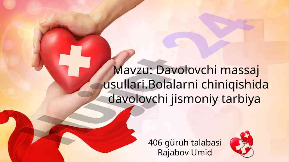 Davolovchi massaj usullari va osteoxondroz