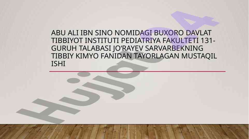 Tibbiyotda fermentlarning qo'llanilishi