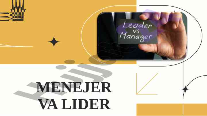 Zamonaviy menejer va lider tushunchalari treningi