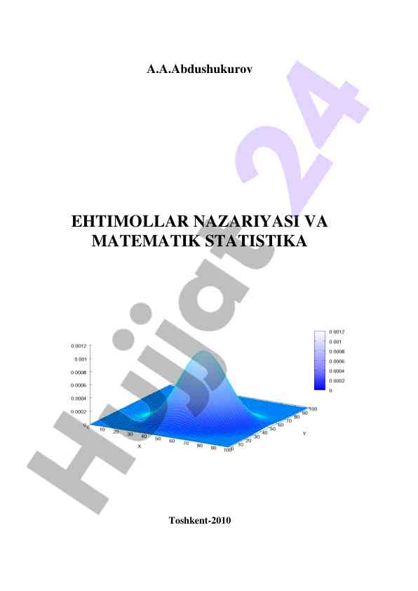 Ehtimollar nazariyasi va matematik statistika