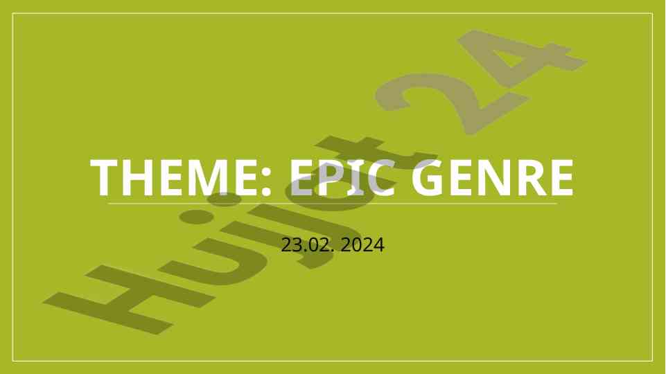Understanding the epic genre in literature