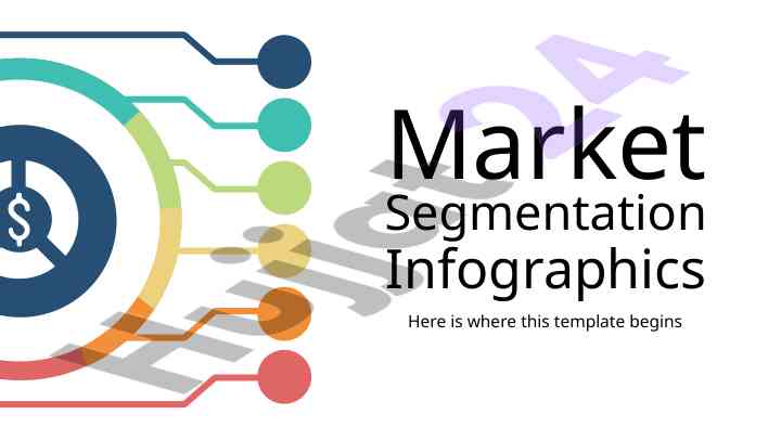 Market segmentation infographics for planetary data