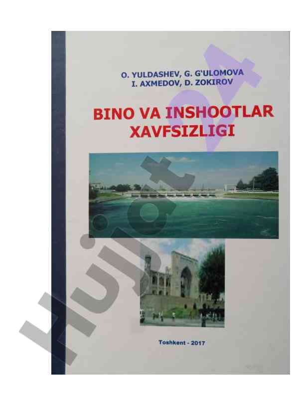 Bino va inshootlar xavfsizligi darsligi