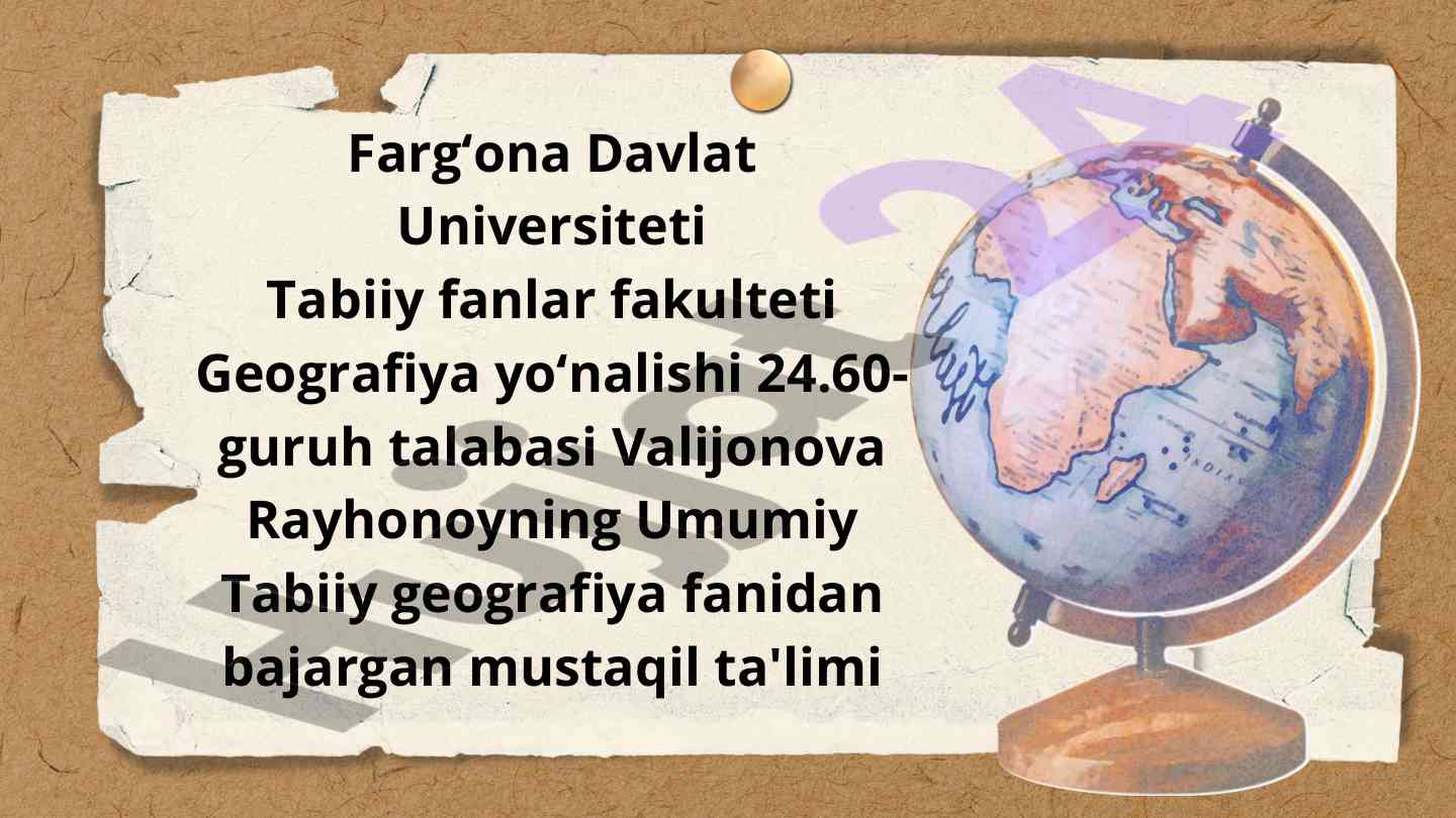 Shamollar turlari: mahalliy va sayyoraviy tahlil
