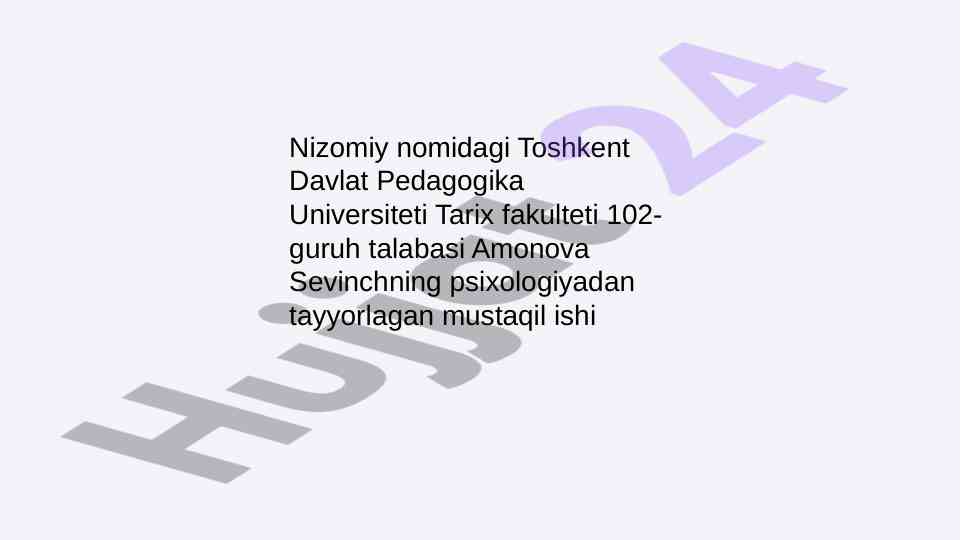 Tafakkur haqida umumiy tushuncha va jarayonlari