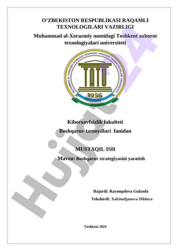Gucci kompaniyasining boshqaruv strategiyasi tahlili