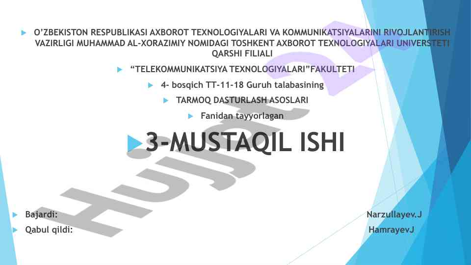 Asosiy elektron pochta protokollari tahlili