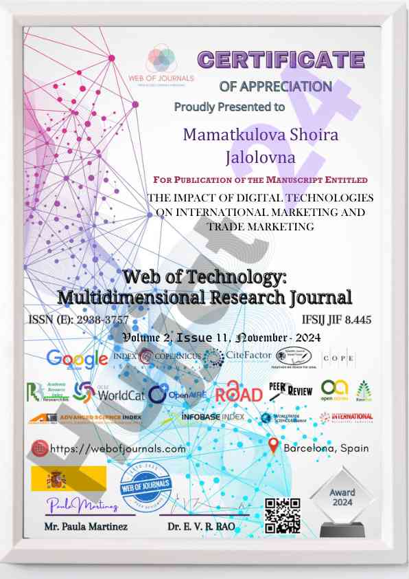The impact of digital technologies on marketing