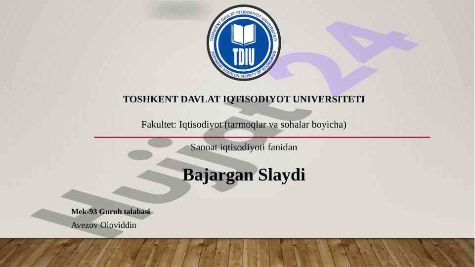 Sanoat korxonalarini moliyaviy natijalari yaxshilash