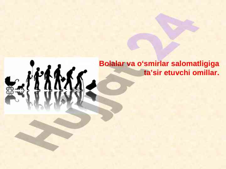 Bolalar va o‘smirlar salomatligi ta’sir etuvchi omillar