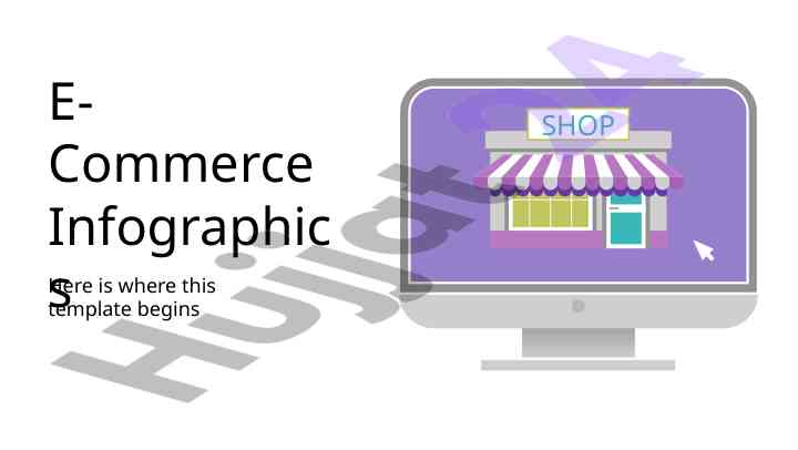 E-commerce infographics overview and planetary facts