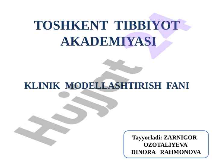 Hushdan ketish va birinchi yordam algoritmi
