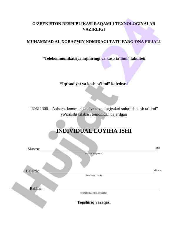 Virtual haqiqat texnologiyalaridan foydalanish