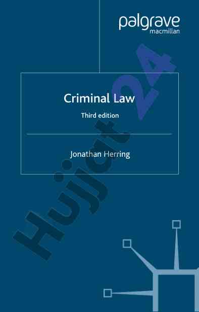 Overview of criminal law key texts and editions