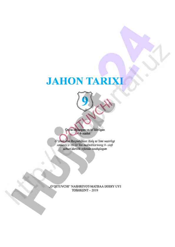 Jahon tarixidagi muammolar va yechimlar