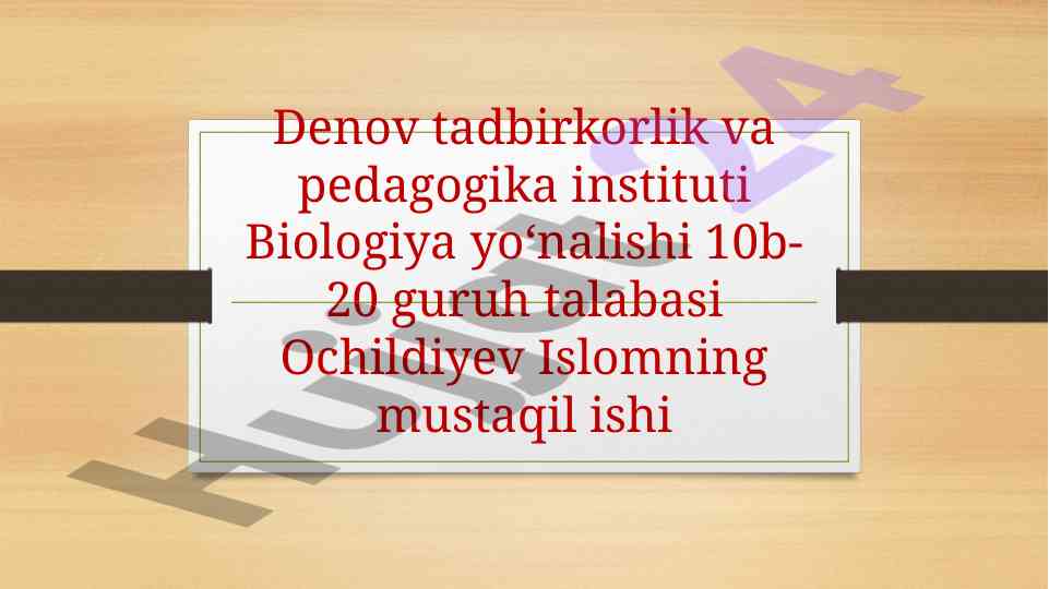 Ayirish tizimi filogenezi va buzilishi