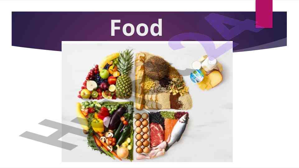 Healthy eating for children and food vocabulary