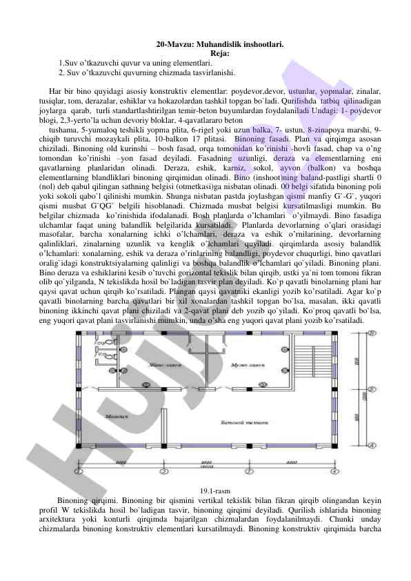 Muhandislik inshootlari va suv o'tkazuvchi quvurlar