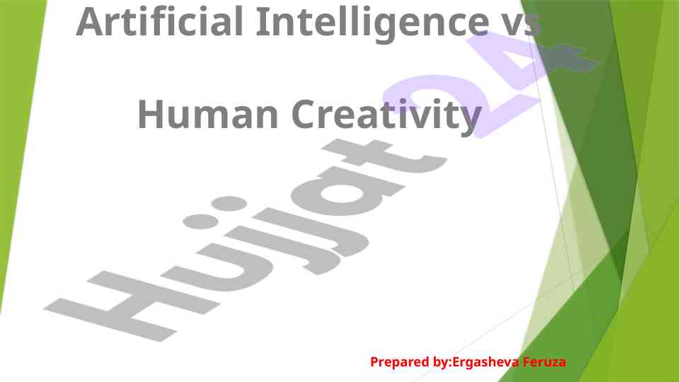 Artificial intelligence vs human creativity analysis