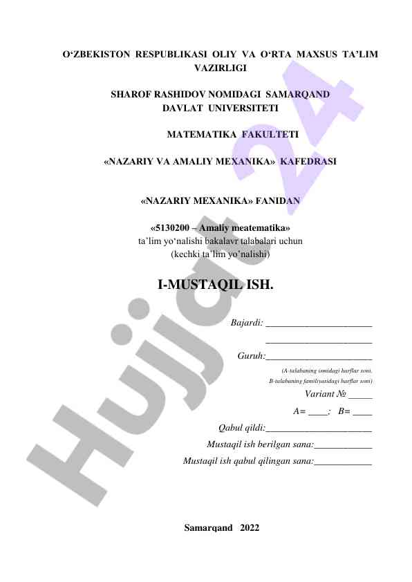 Nuqta kinematikasi: tezlik va harakat qonunlari