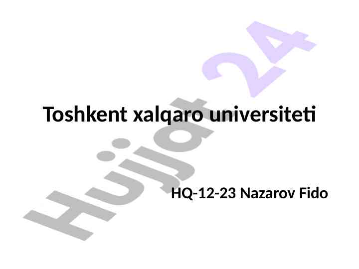 Mulk huquqining shakllari va umumiy mulk tushunchasi