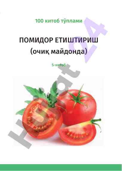 Pomidor eitishtirish ochiq maydonda 5-kitob