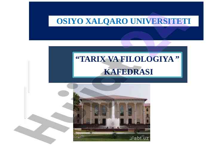 O’zbekistonda mustaqillik yillarida madaniyat rivoji