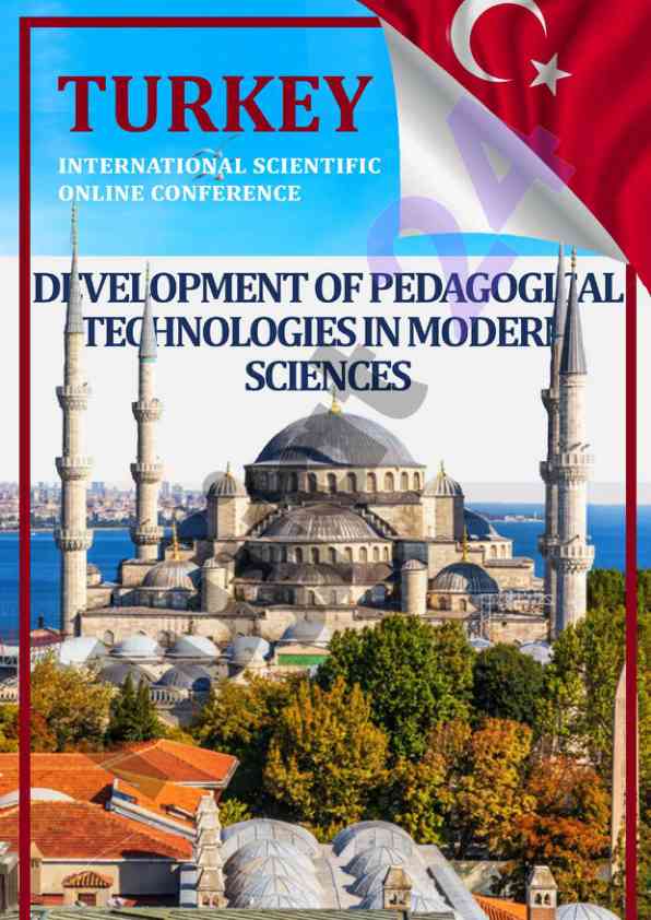 Development of pedagogical technologies in modern sciences