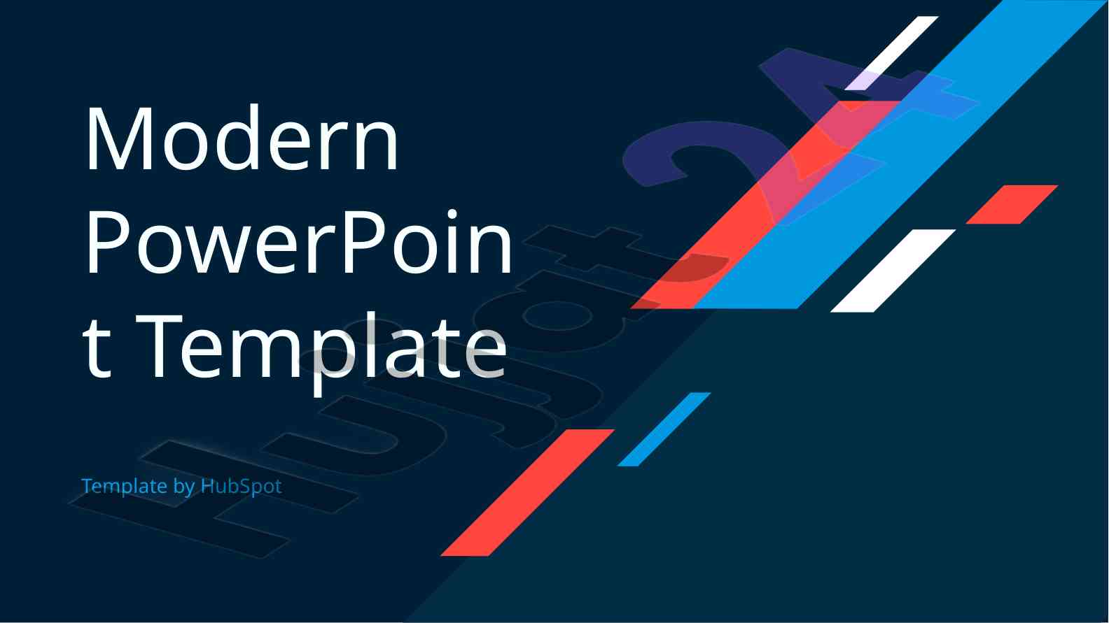 Modern powerpoint template for presentations