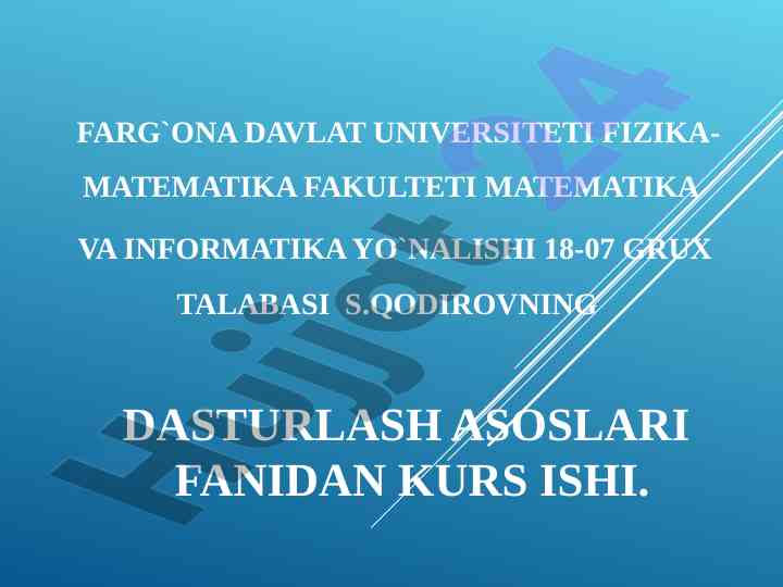 Arifmetik turlarni almashtirish va convert sinfi