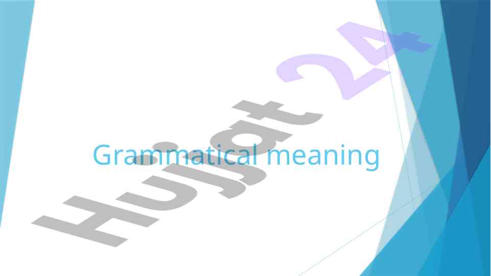 Understanding grammatical structures in language