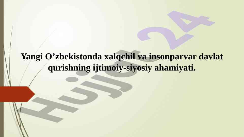 Yangi o'zbekiston ijtimoiy-siyosiy ahmiyati