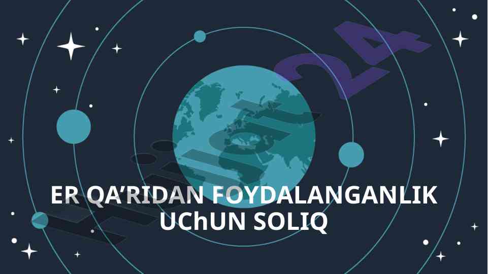 Soliq reja va qimmatbaho metallarga oid qoidalar