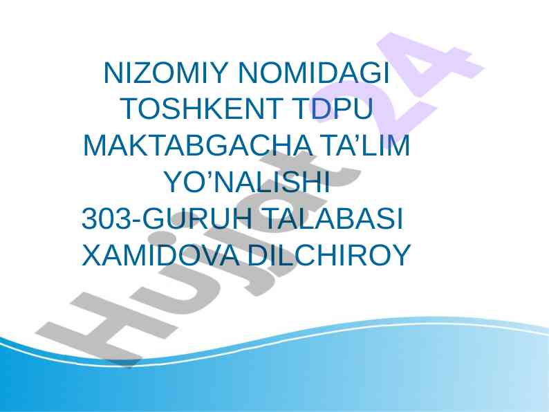 Maktabgacha ta’lim tashkiloti hayoti bilan tanishish