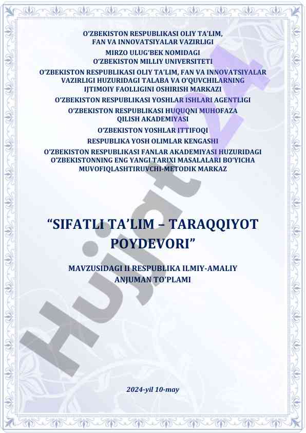 Sifatli ta’lim taraqqiyot poydevori bilan