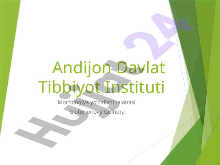 Morfologiya yo'nalishi talabalari ijtimoiy faoliyati