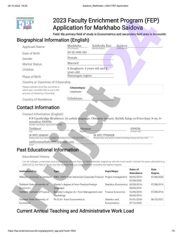 2023 faculty enrichment program application guide