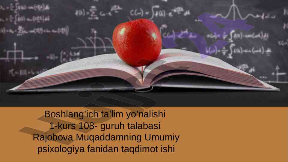 Xotira va unutish jarayonlari taqdimoti