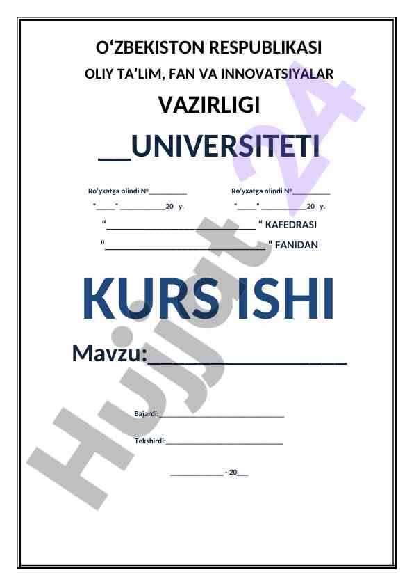 Bankdagi Hisob-Kitob Mablag'lari Hisobi