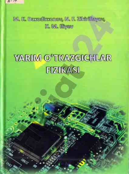 Yarim o‘tkazgichlar fizikasi darsligi