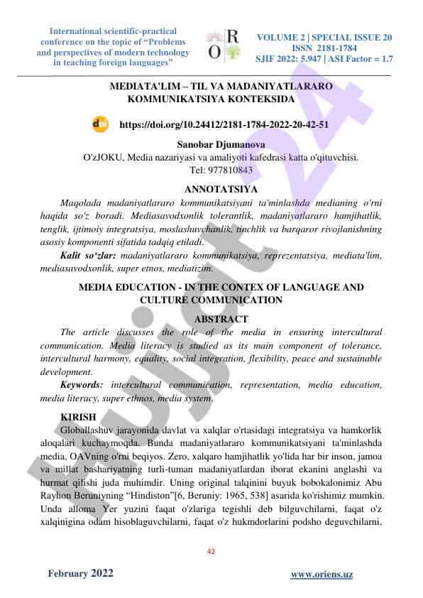 Modern technology in teaching foreign languages