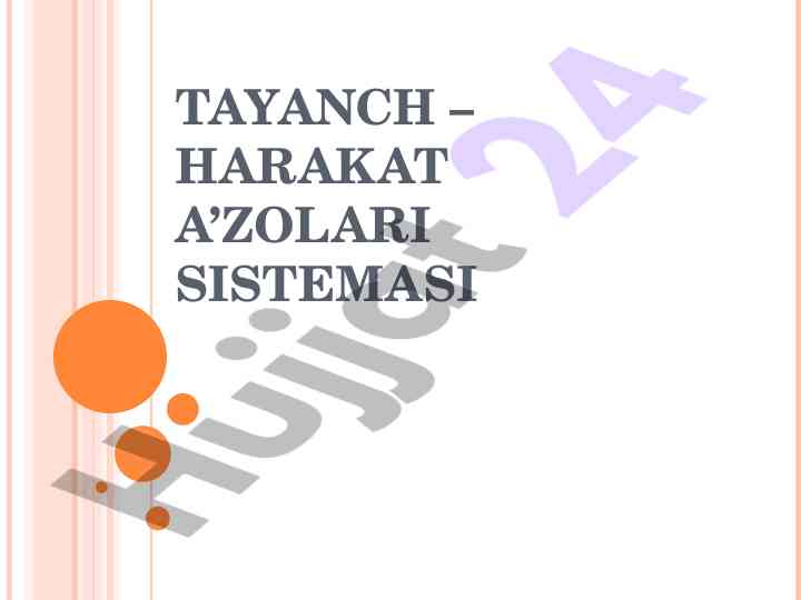 Suyaklar tuzilishi va klassifikatsiyasi