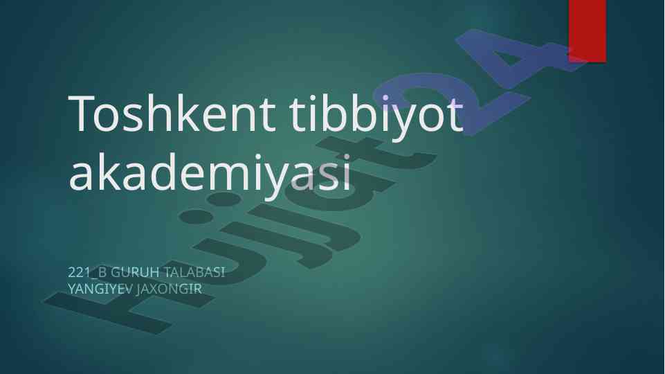 Shikastlangan o’choqlarda dastlabki tibbiy yordam