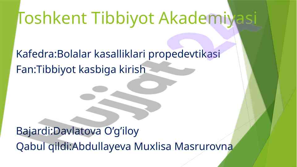 Giperaktiv bolalar: sabablari va davolash usullari