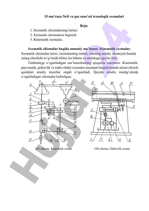 Neft va gaz sano‘ati texnologik sxemalari darslik